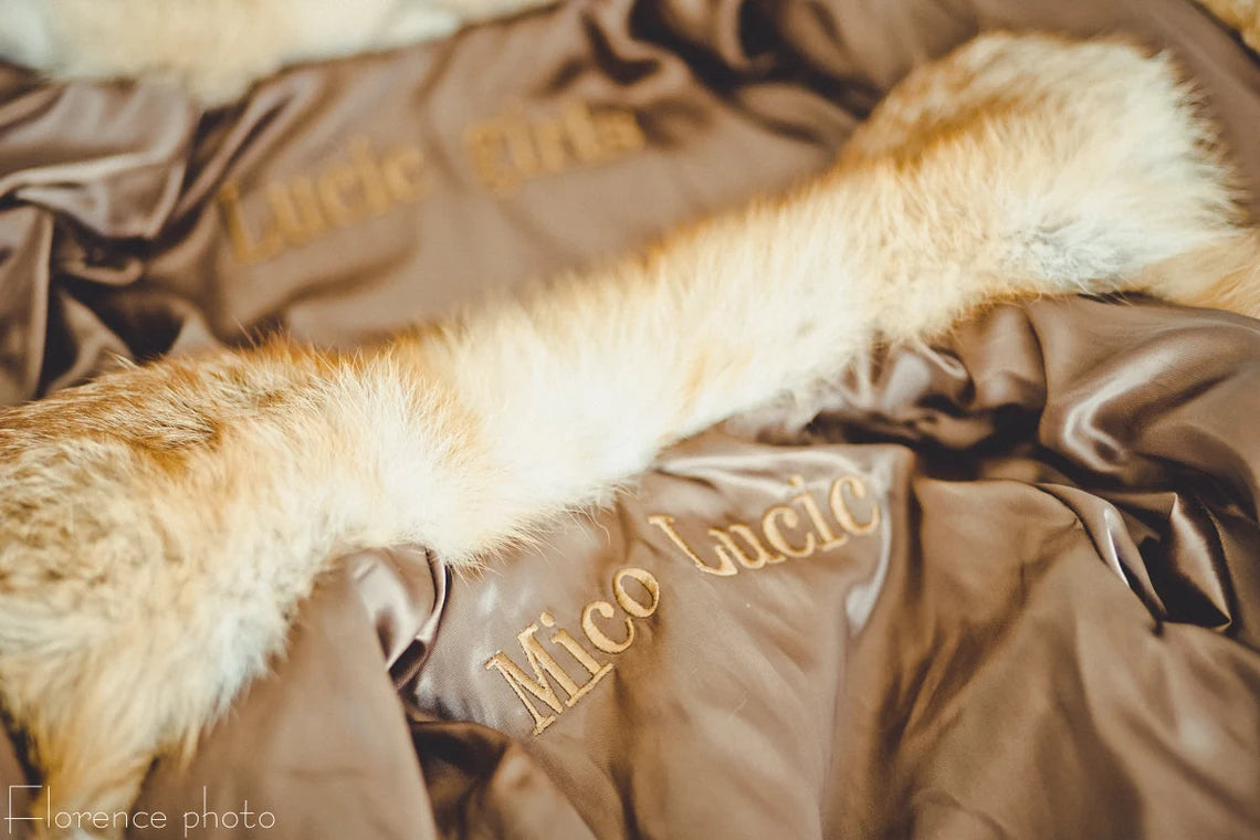 Fox Fur Coat Red | Women's Long Winter Coats | Oversized Fur Jacket | Luxury Gift for Wife