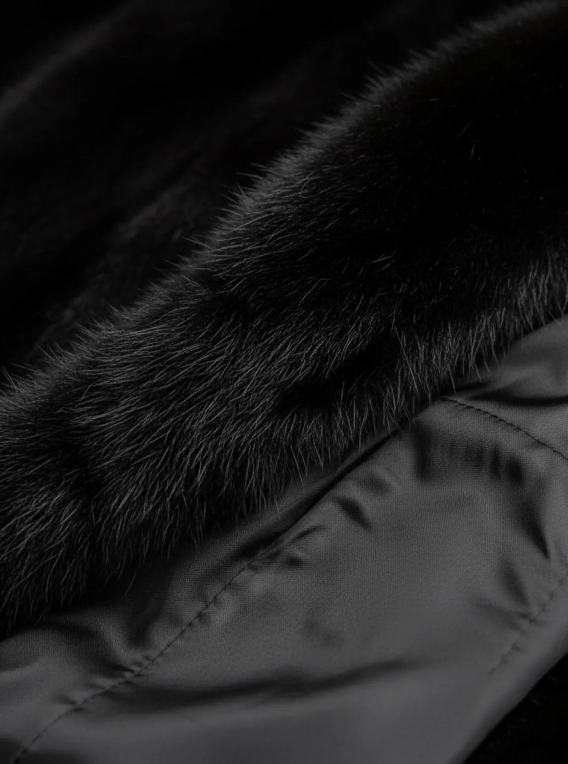 Men’s Luxury Black Natural Pelt Long Coat • Deep-Pile Winter Fur Overcoat • Full-Length Heavy Plush Men’s Jacket • High-End Designer Cloak